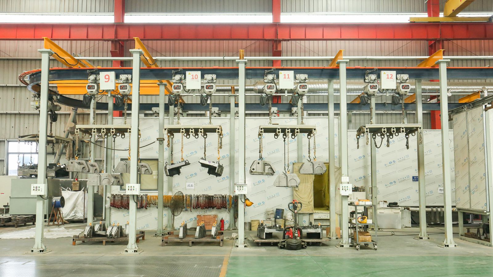 Paint line rebuilt as a sealed, negative-pressure coating workshop